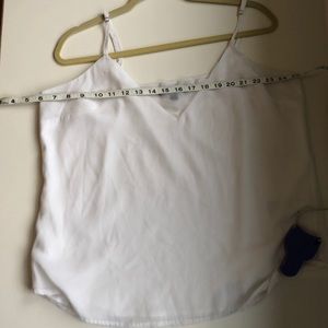 Bananna republic white tank top
